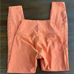 lululemon athletica Orange Leggings